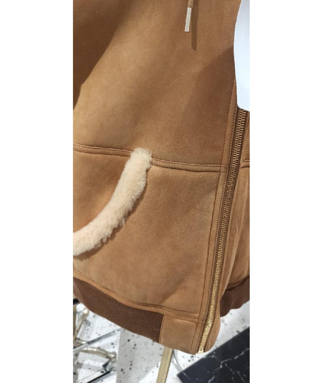 CELINE Коричневый жилет, фото 5