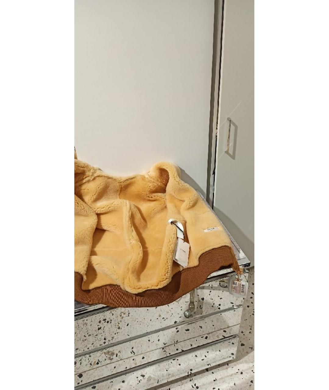 CELINE Коричневый жилет, фото 6