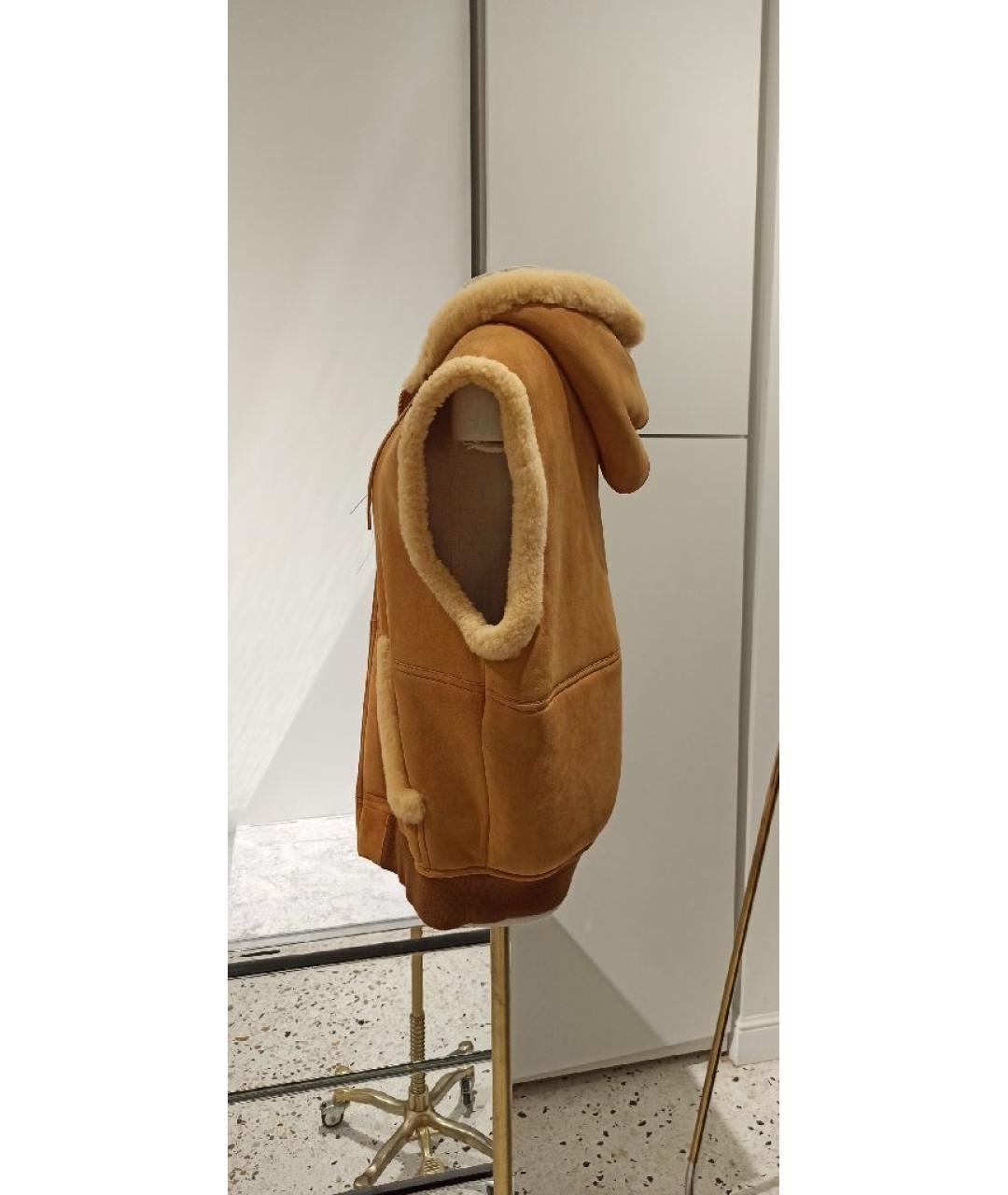 CELINE Коричневый жилет, фото 3