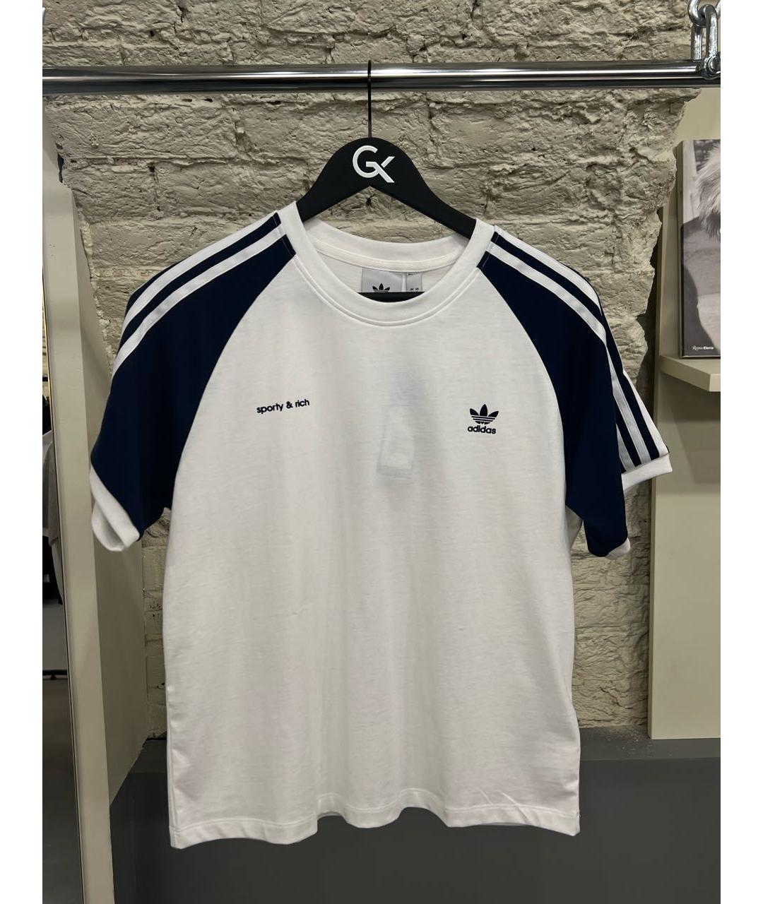 SPORTY AND RICH Белая хлопковая футболка, фото 5