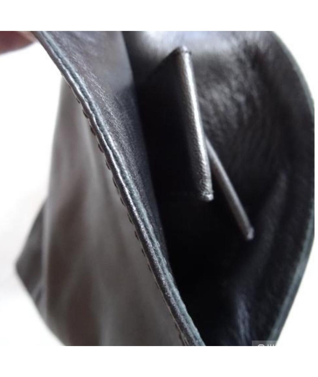 CHRISTIAN DIOR Черные кожаные сапоги, фото 7