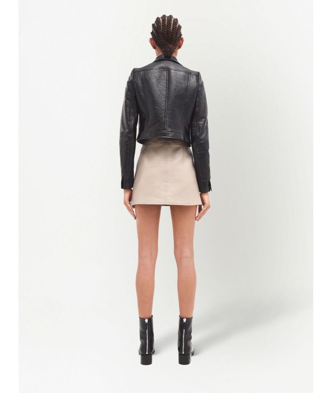 COURREGES Черная хлопковая куртка, фото 4