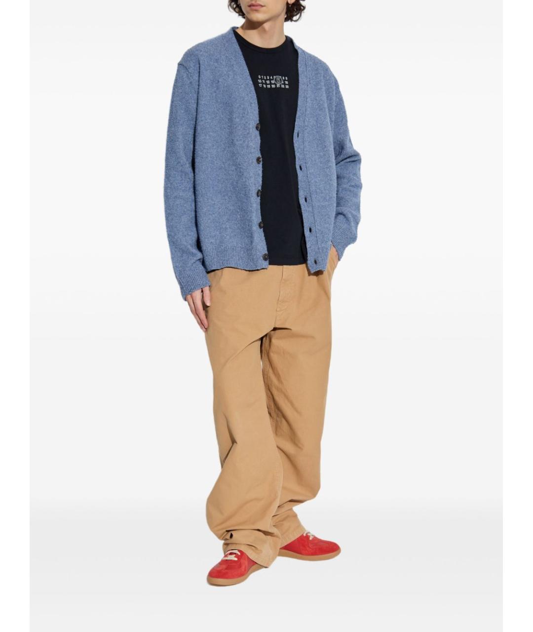 MM6 MAISON MARGIELA Черная хлопковая футболка, фото 2