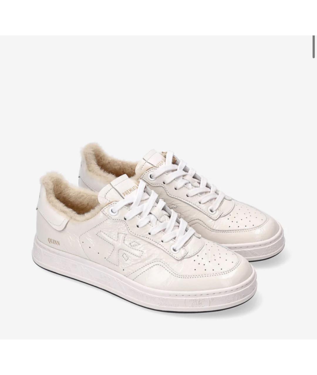 PREMIATA Белые кожаные кроссовки, фото 2