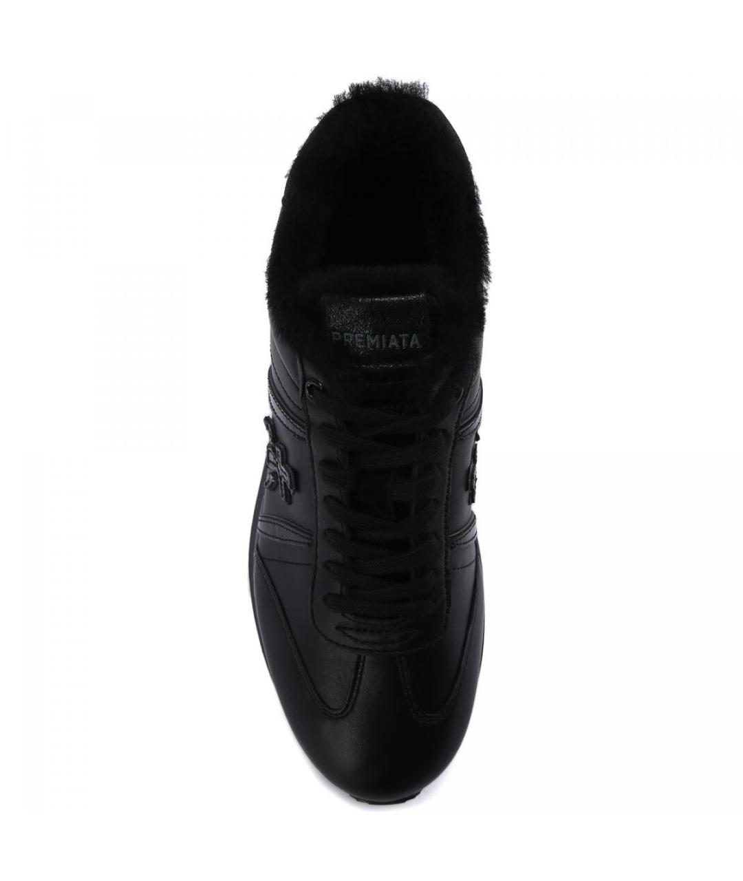 PREMIATA Черные кожаные кроссовки, фото 4