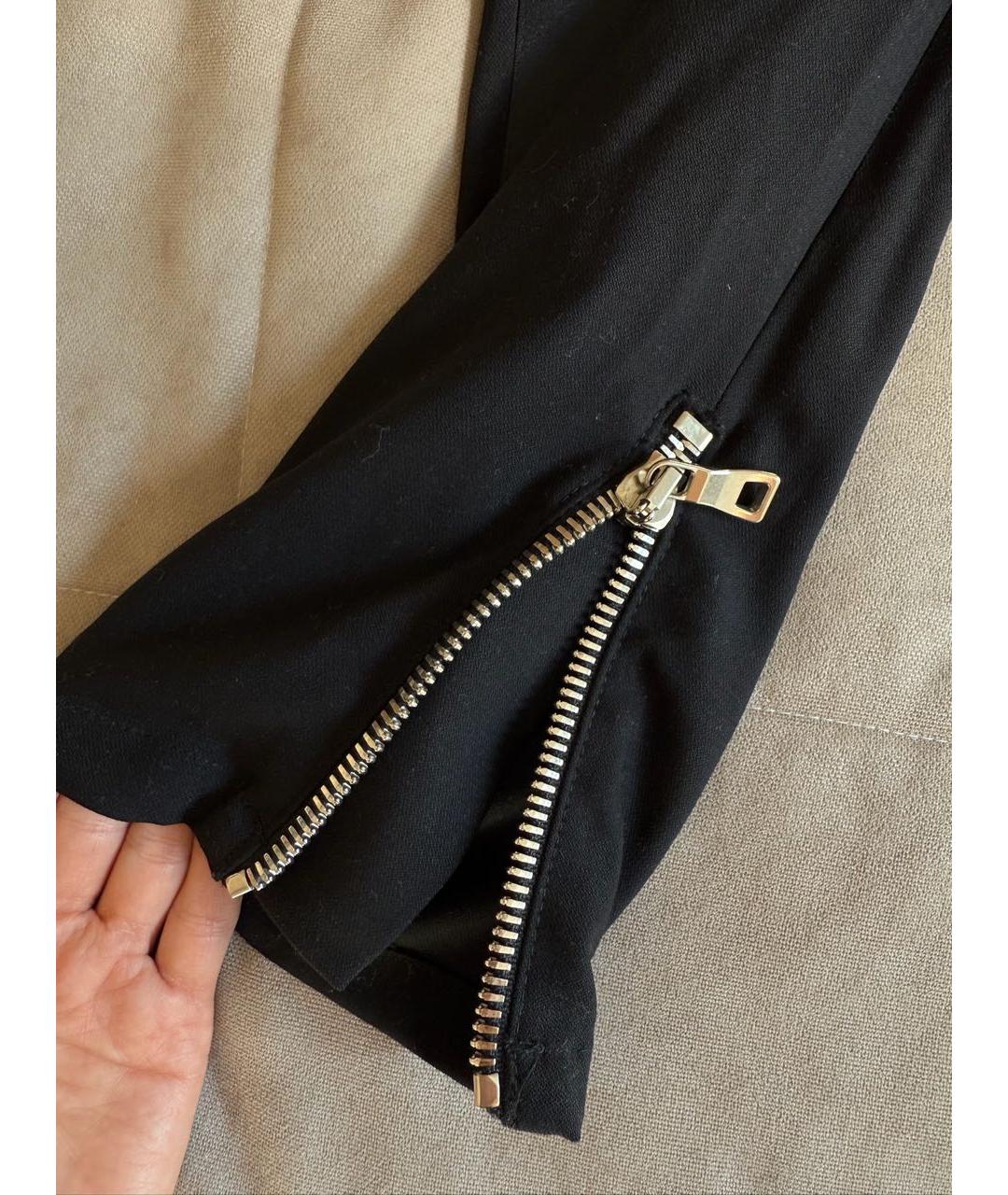 BALMAIN Черные хлопковые классические брюки, фото 8