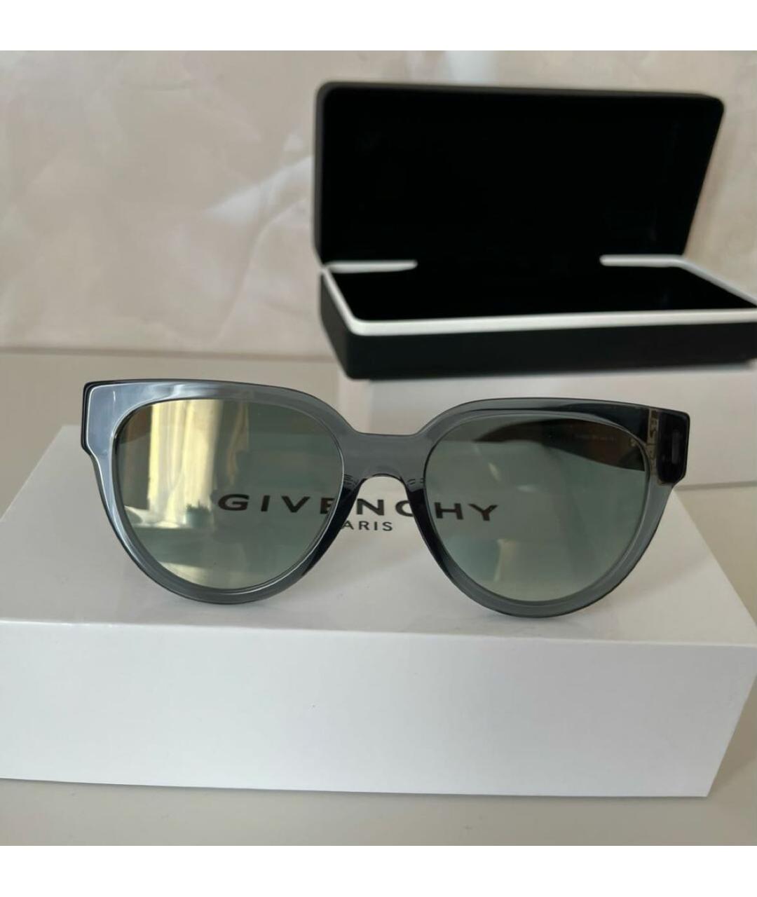 GIVENCHY Серые пластиковые солнцезащитные очки, фото 4