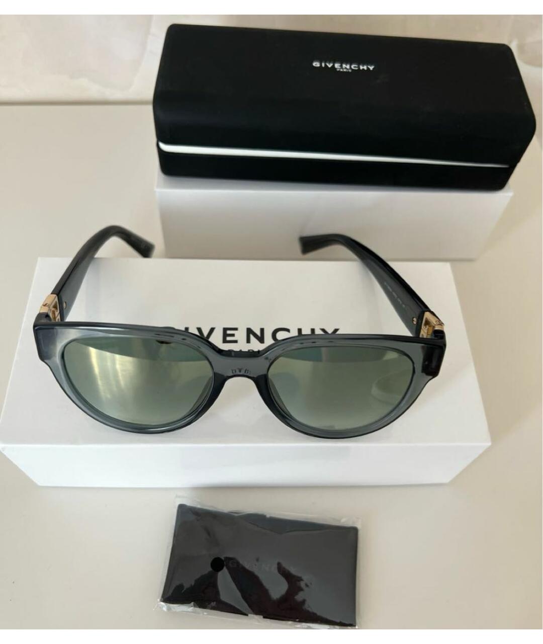 GIVENCHY Серые пластиковые солнцезащитные очки, фото 3