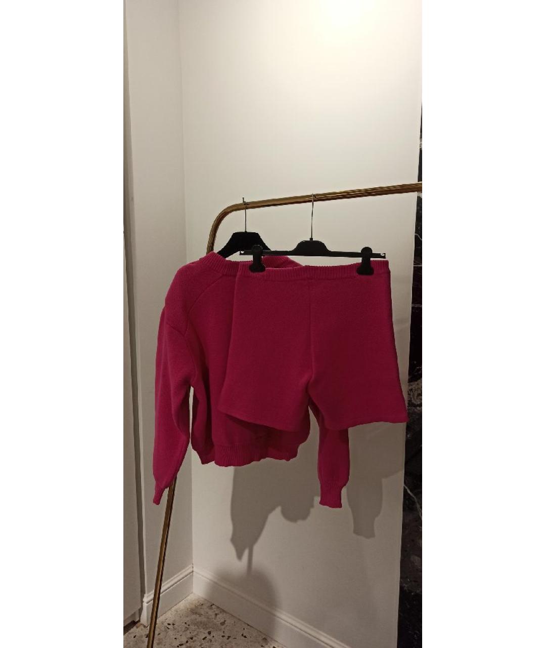 MAGDA BUTRYM Фуксия шерстяной костюм с брюками, фото 4