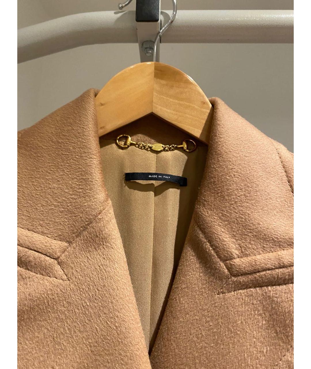 GUCCI Бежевое хлопковое пальто, фото 2