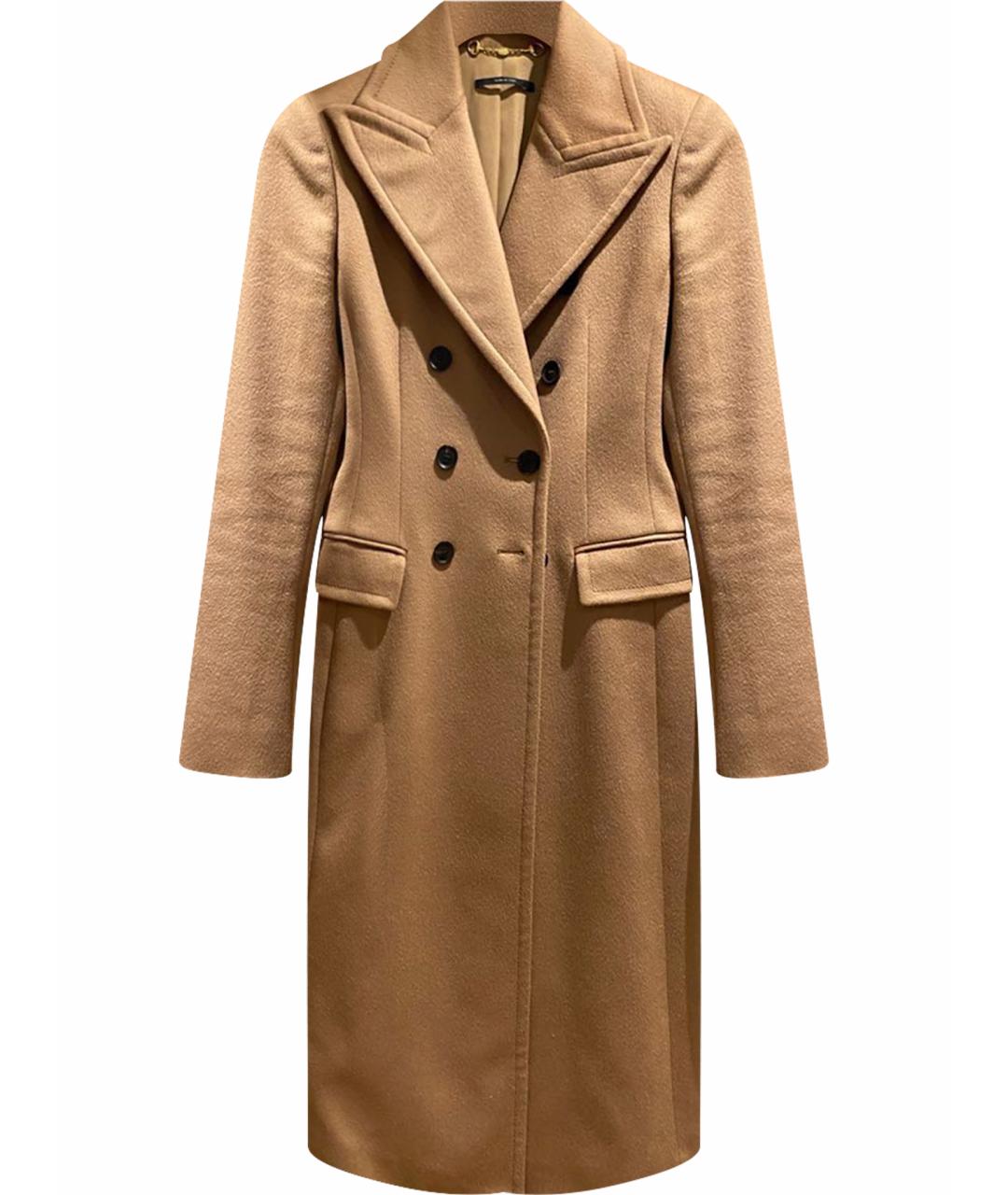 GUCCI Бежевое хлопковое пальто, фото 1