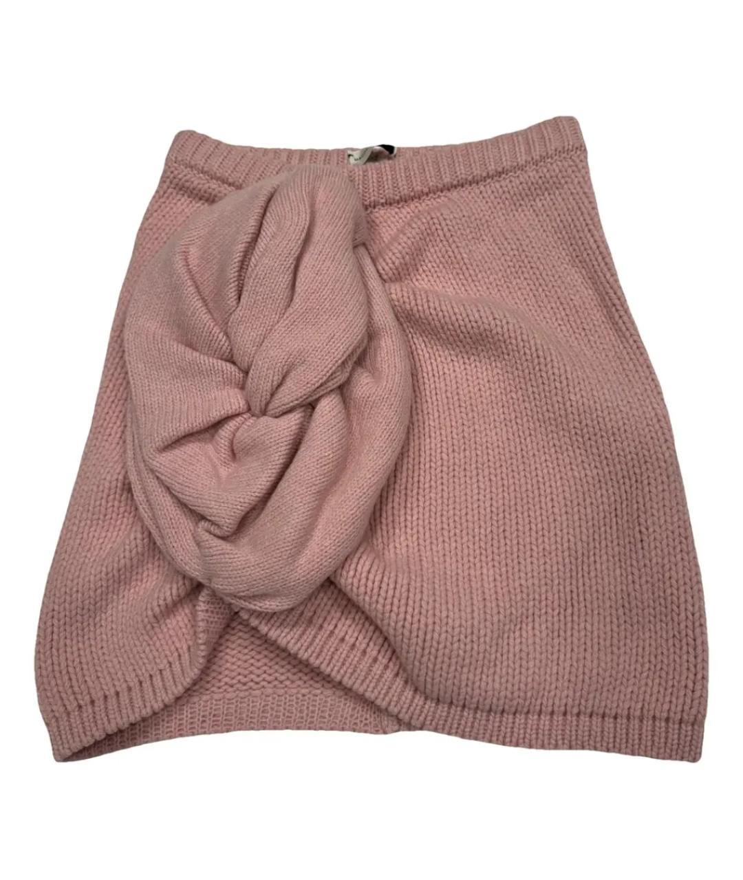 MAGDA BUTRYM Розовый кашемировый костюм с юбками, фото 2