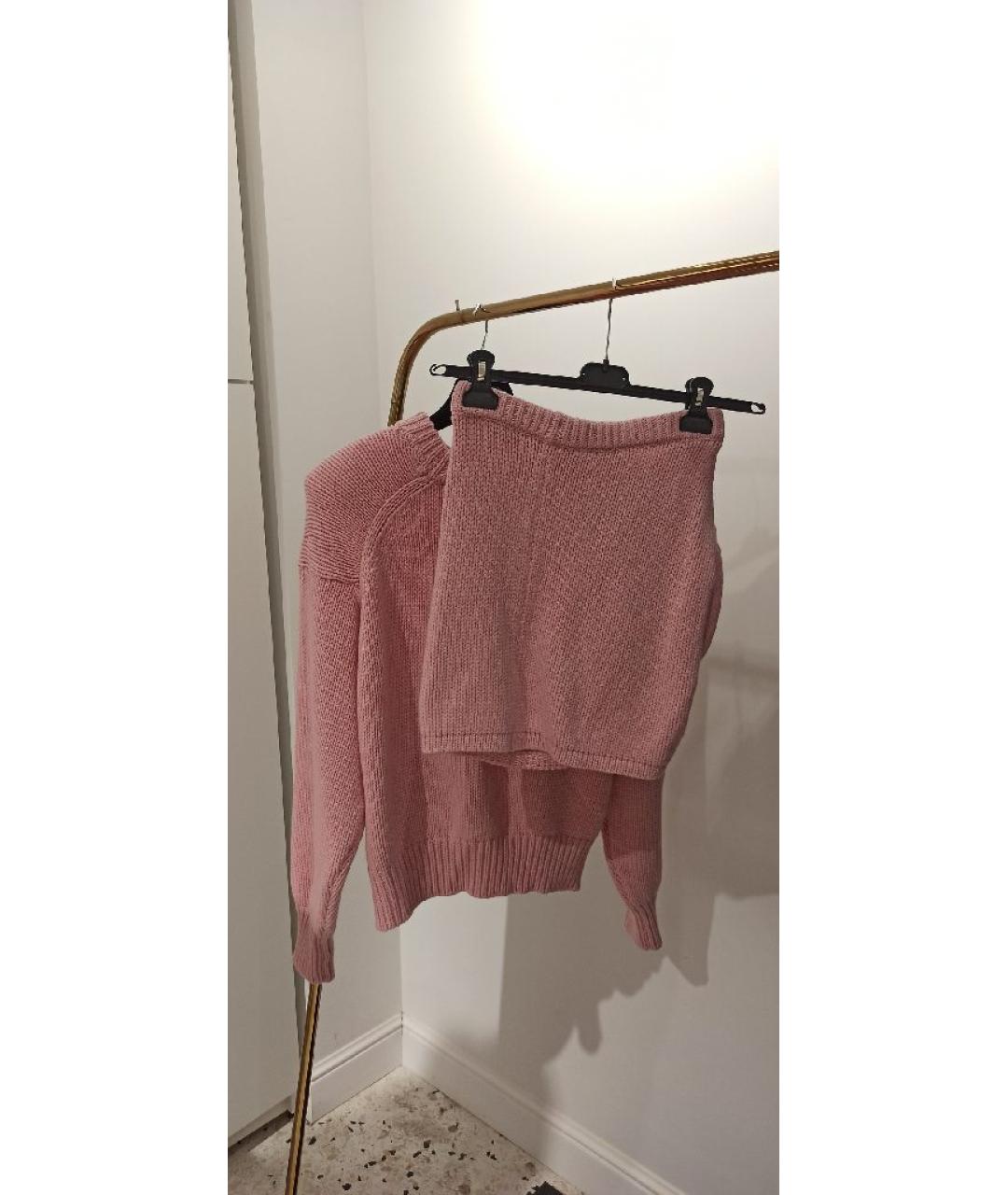 MAGDA BUTRYM Розовый кашемировый костюм с юбками, фото 6