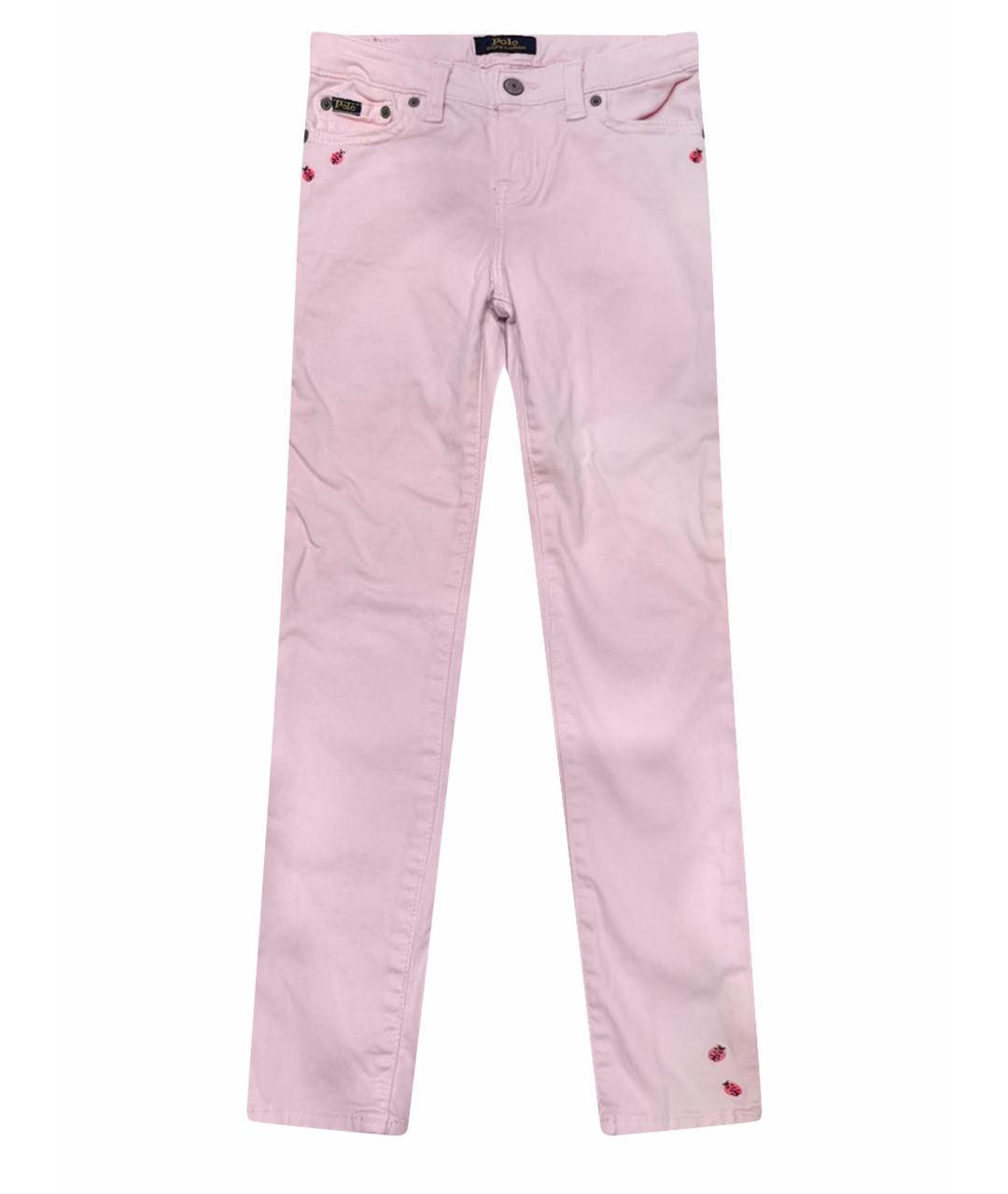 POLO RALPH LAUREN Розовые хлопковые детские джинсы, фото 1
