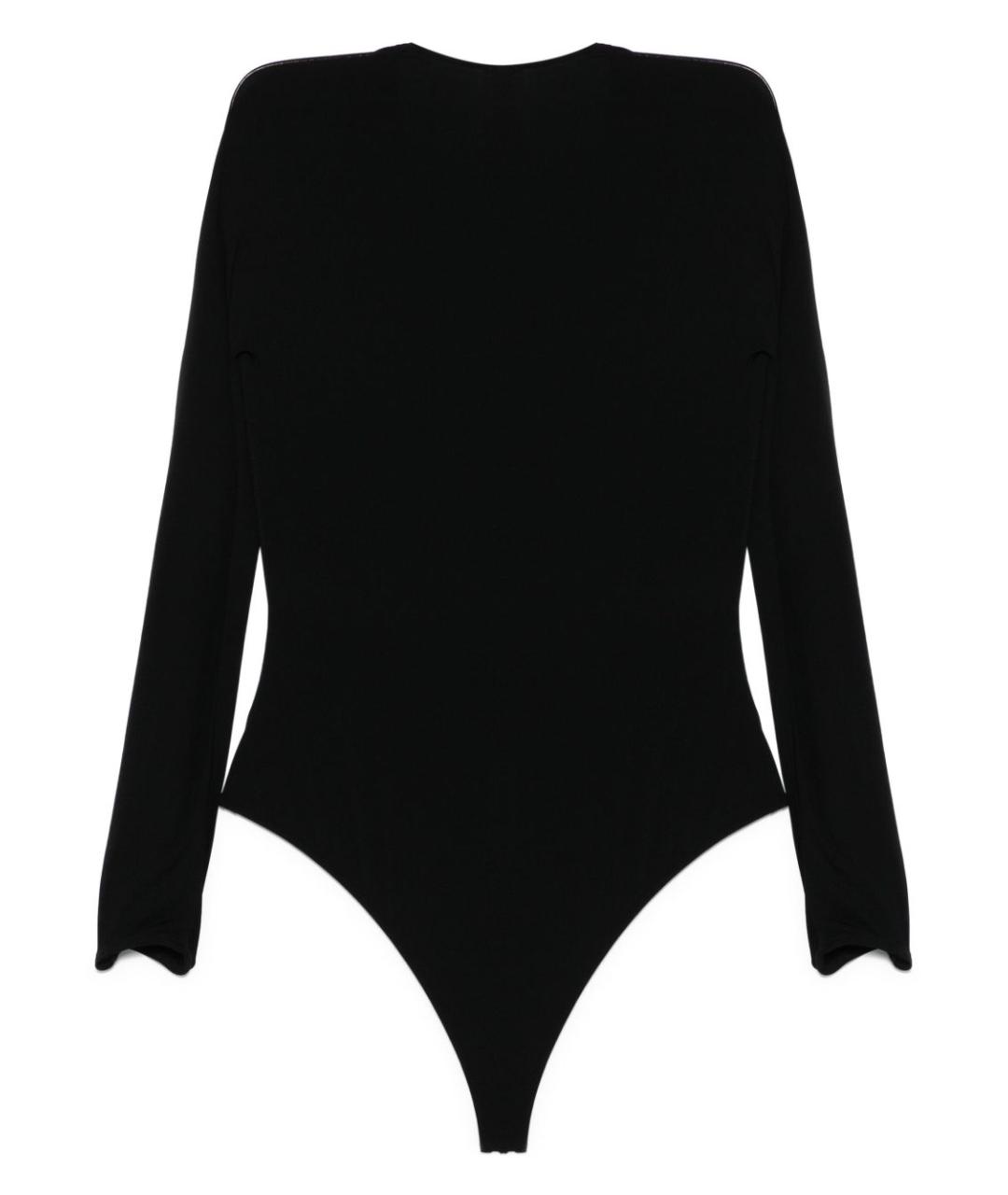 WOLFORD Черное полиэстеровое боди, фото 1