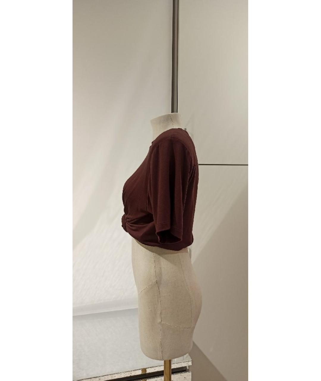 MAGDA BUTRYM Коричневая футболка, фото 3