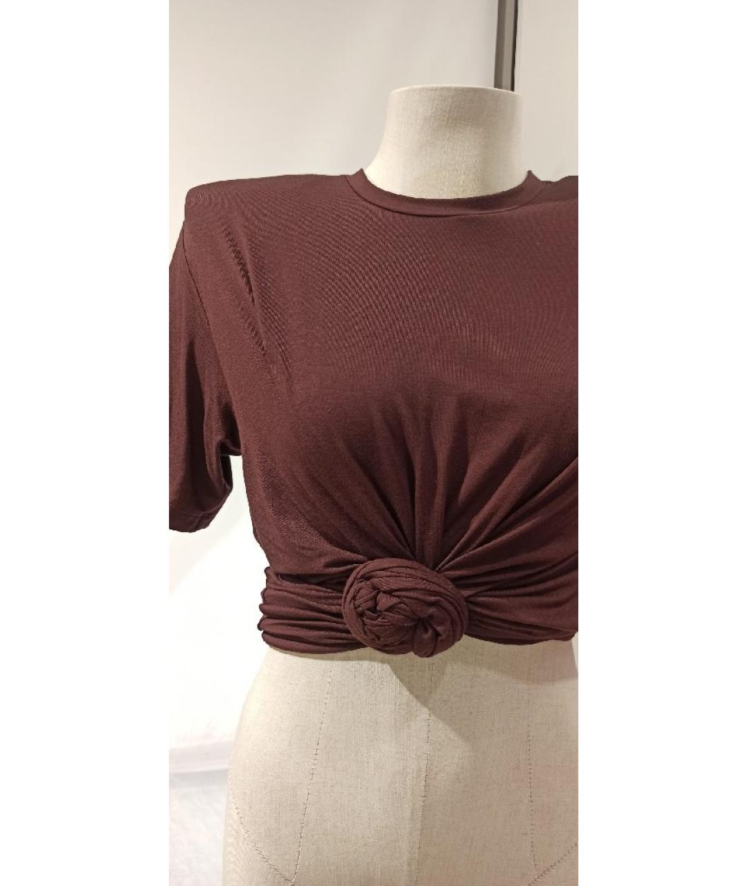 MAGDA BUTRYM Коричневая футболка, фото 5