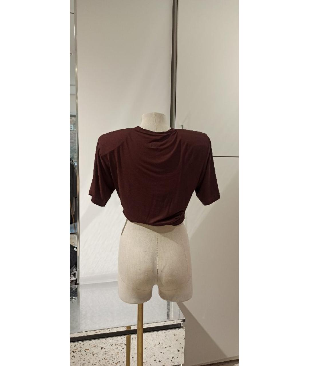 MAGDA BUTRYM Коричневая футболка, фото 4