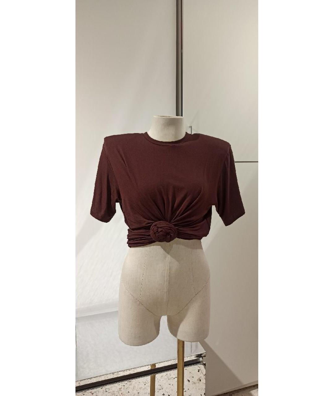 MAGDA BUTRYM Коричневая футболка, фото 2