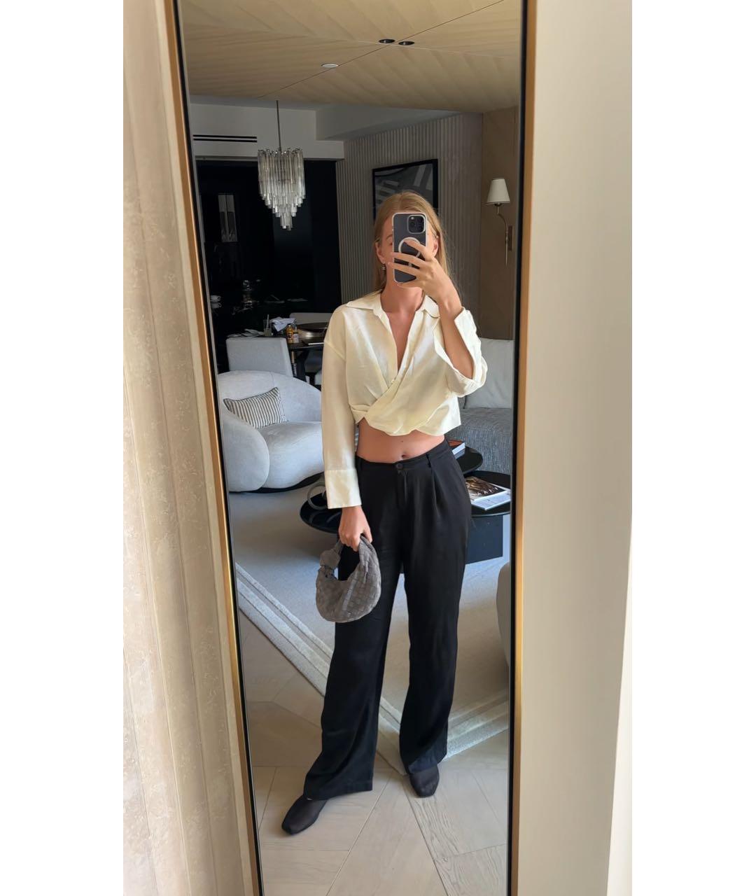 BOTTEGA VENETA Серая замшевая сумка с короткими ручками, фото 8