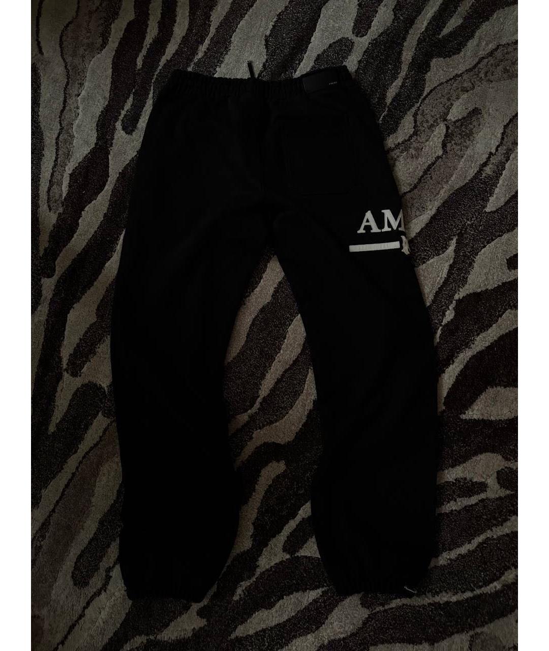 AMIRI Черные хлопковые повседневные брюки, фото 2
