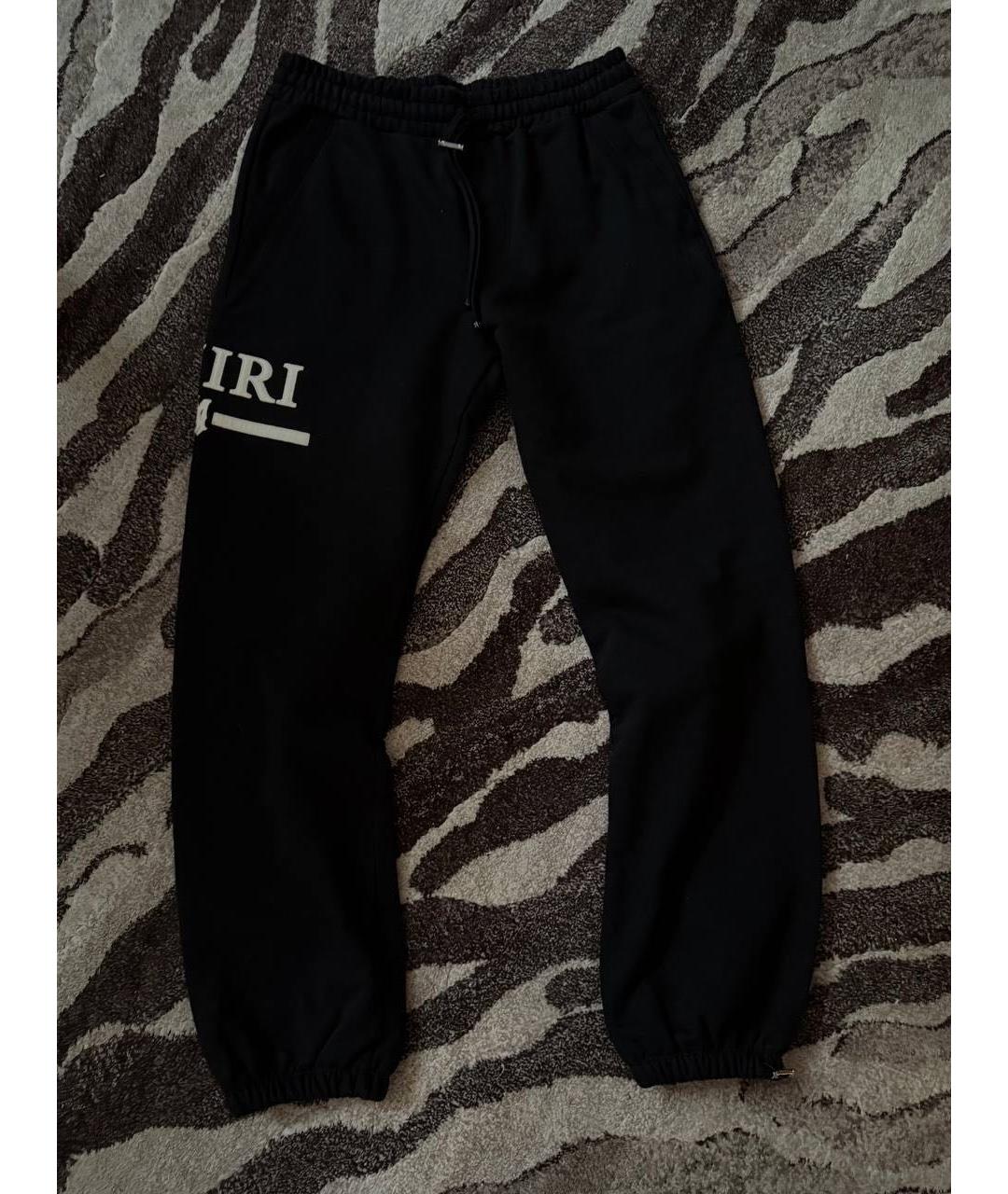AMIRI Черные хлопковые повседневные брюки, фото 7