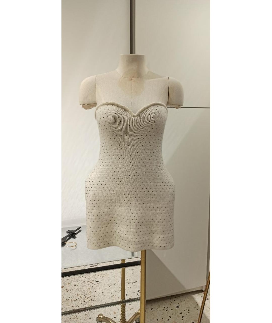 MAGDA BUTRYM Бежевое шерстяное платье, фото 8