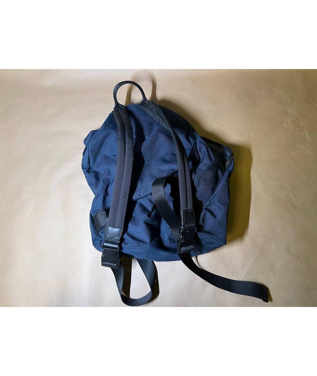 DSQUARED2 Темно-синий хлопковый рюкзак, фото 3