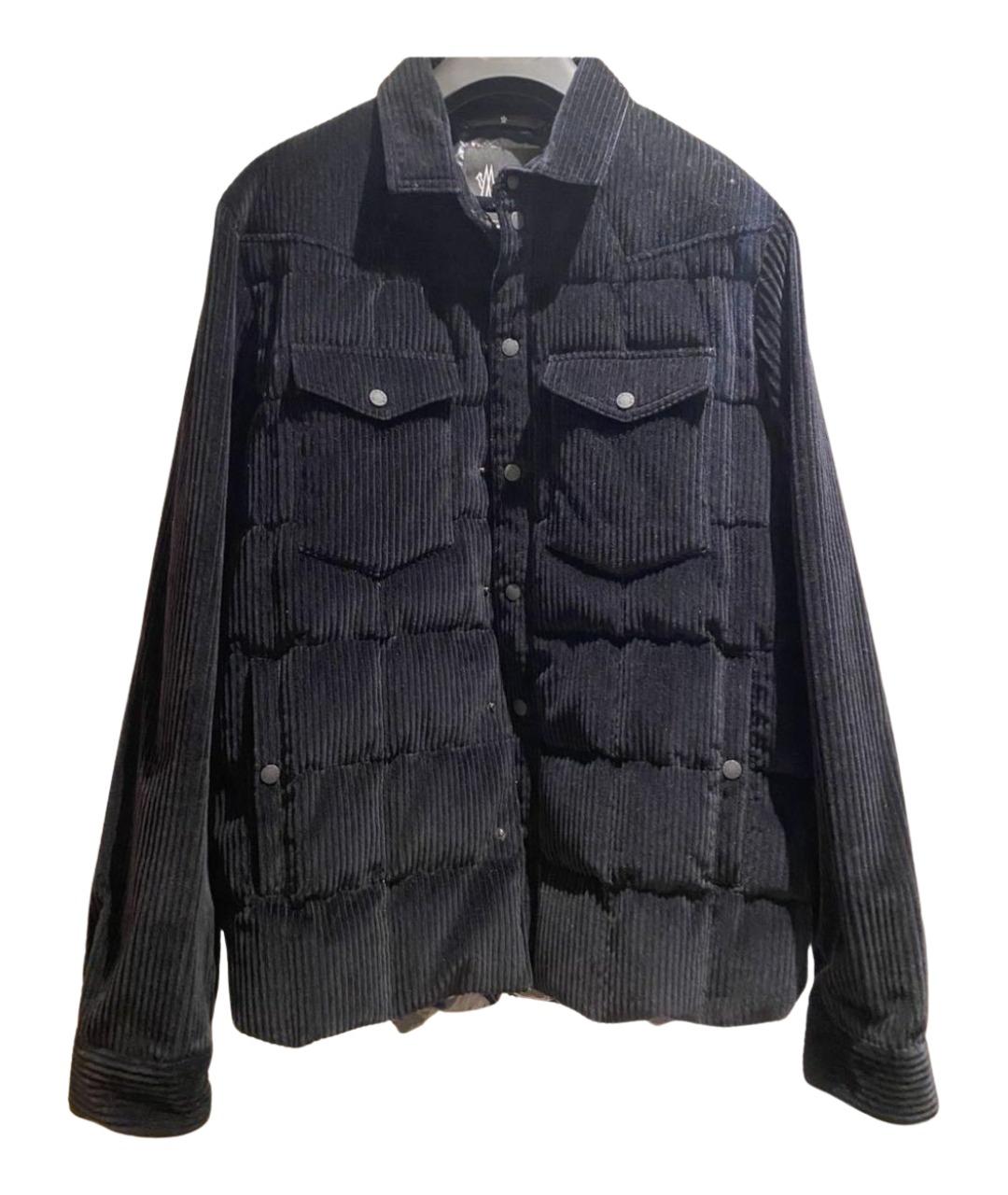 MONCLER Черная хлопковая куртка, фото 1