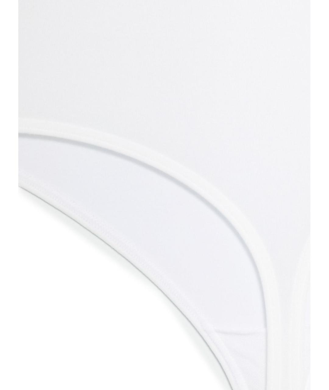 WOLFORD Белое полиэстеровое боди, фото 3