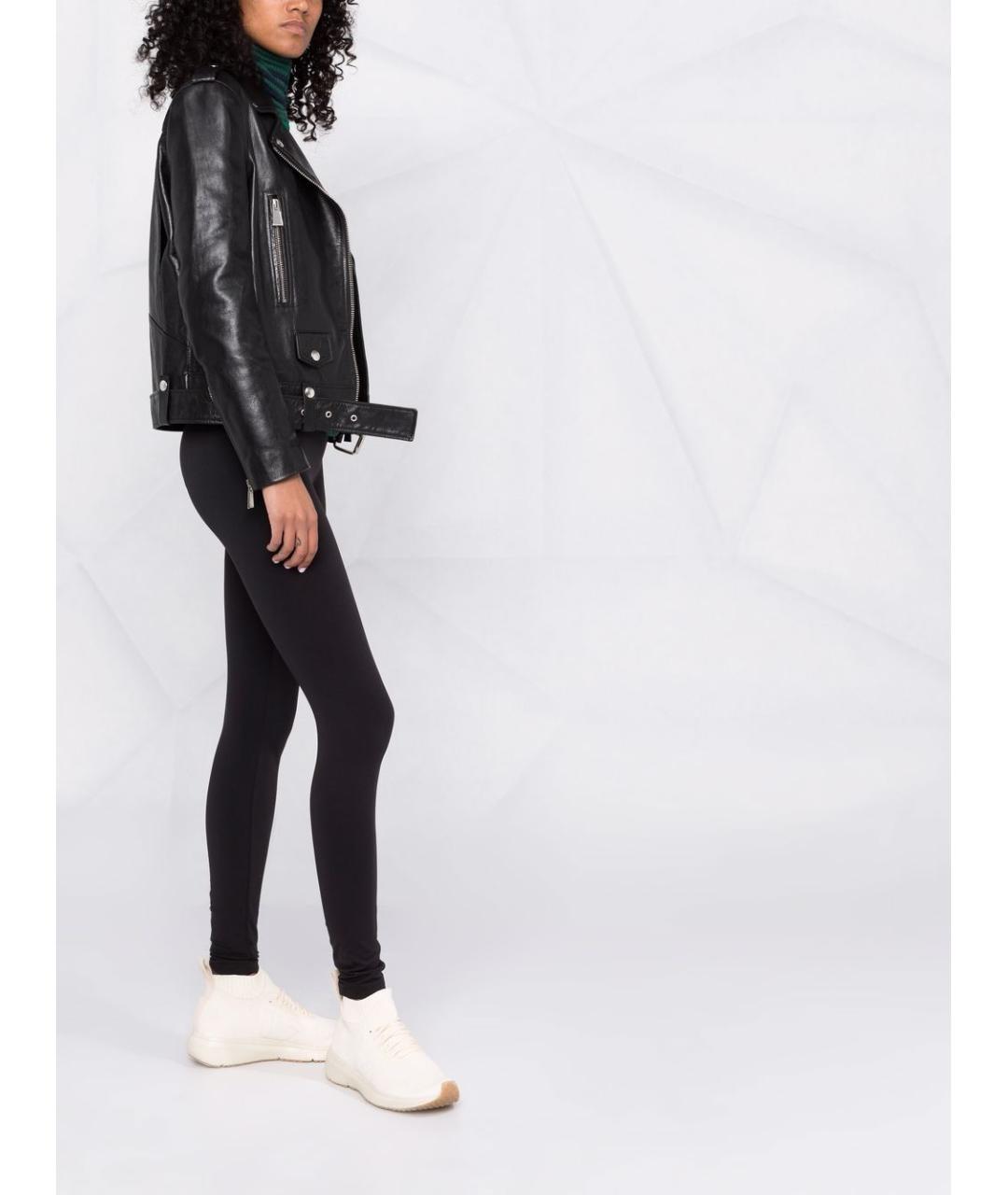 WOLFORD Черные полиамидовые леггинсы и велосипедки, фото 4