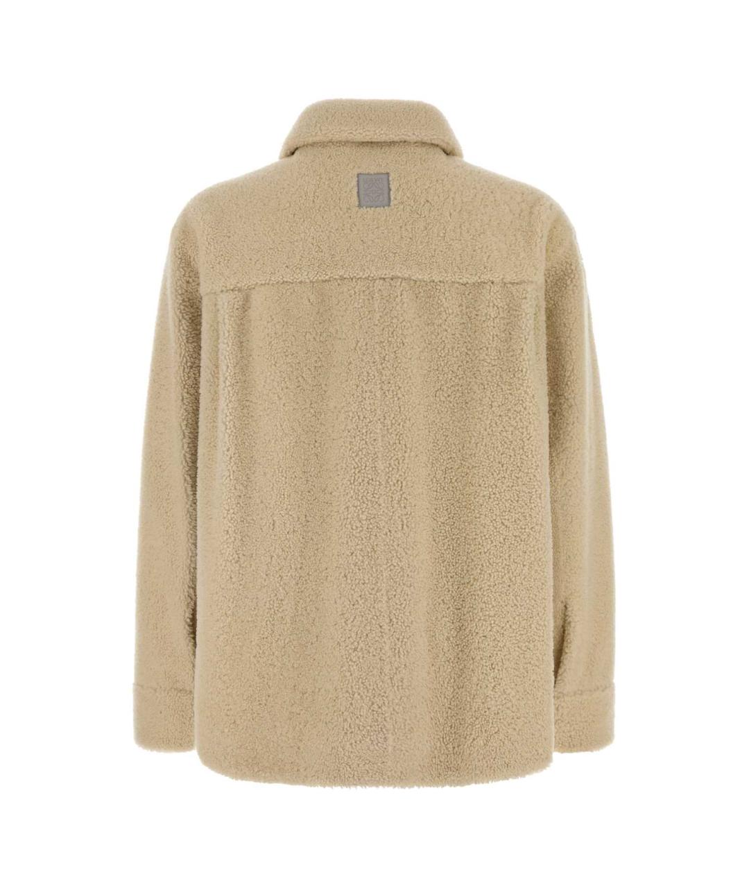 LOEWE Бежевая меховая куртка, фото 2