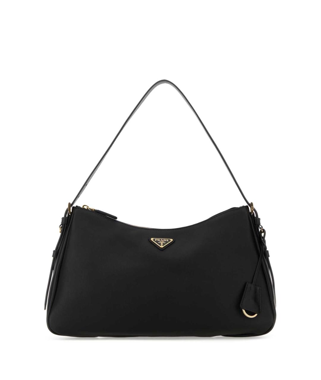 PRADA Черная кожаная сумка через плечо, фото 1