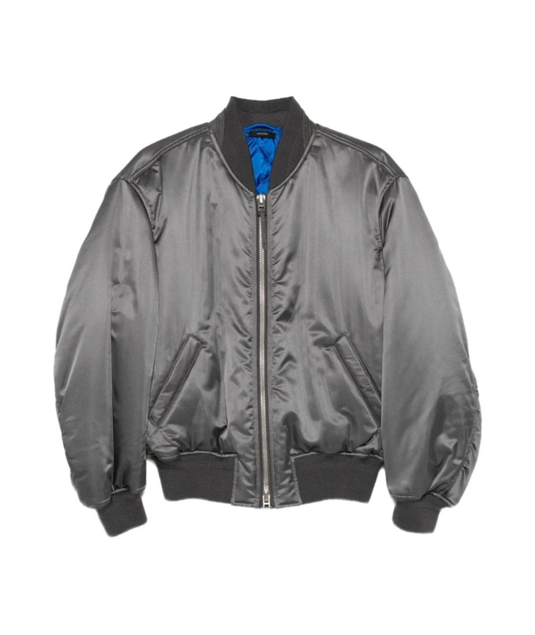 TOM FORD Серая шелковая куртка, фото 1