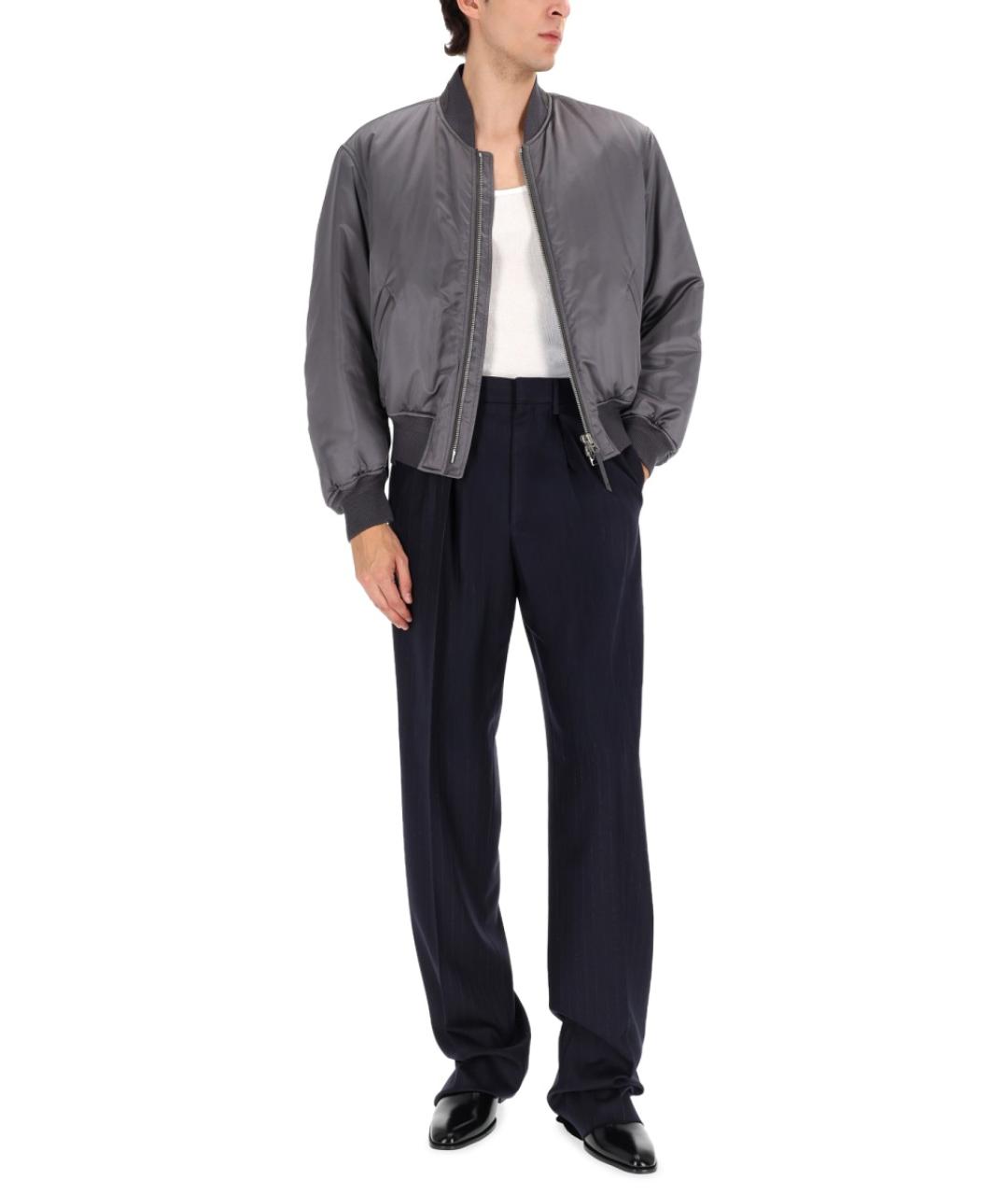 TOM FORD Серая шелковая куртка, фото 5