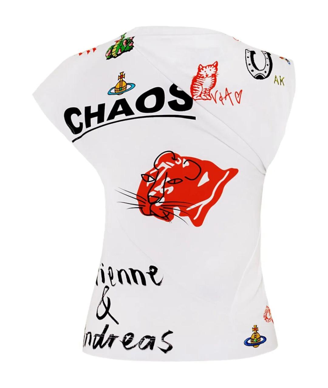 VIVIENNE WESTWOOD Мульти хлопковая футболка, фото 2