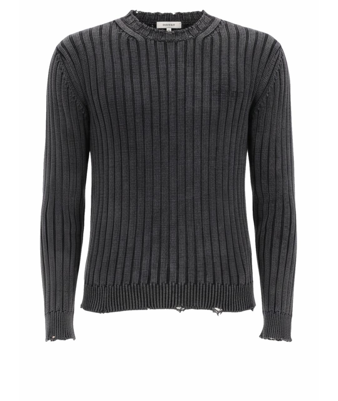 OFF-WHITE Серый хлопковый джемпер / свитер, фото 1