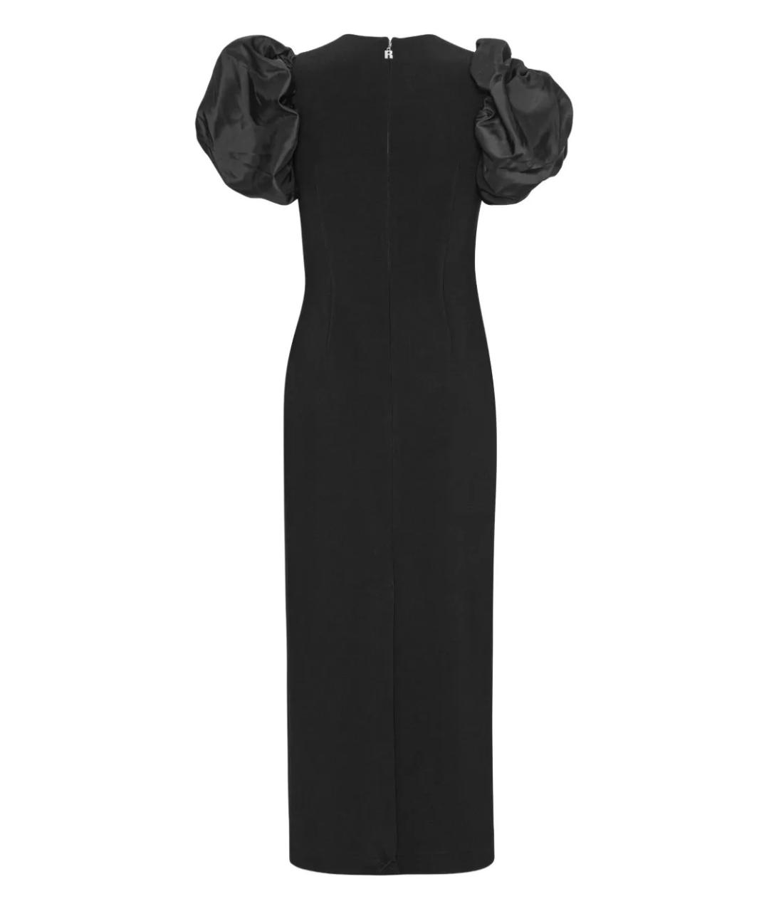 ROTATE Черное полиэстеровое вечернее платье, фото 3