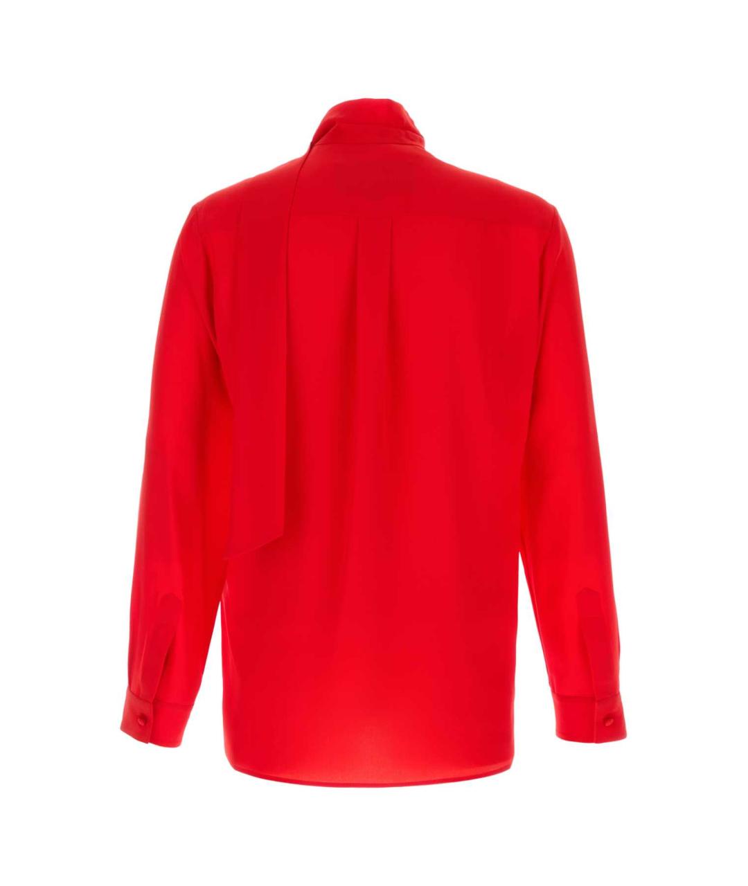 VALENTINO Красная шелковая кэжуал рубашка, фото 2