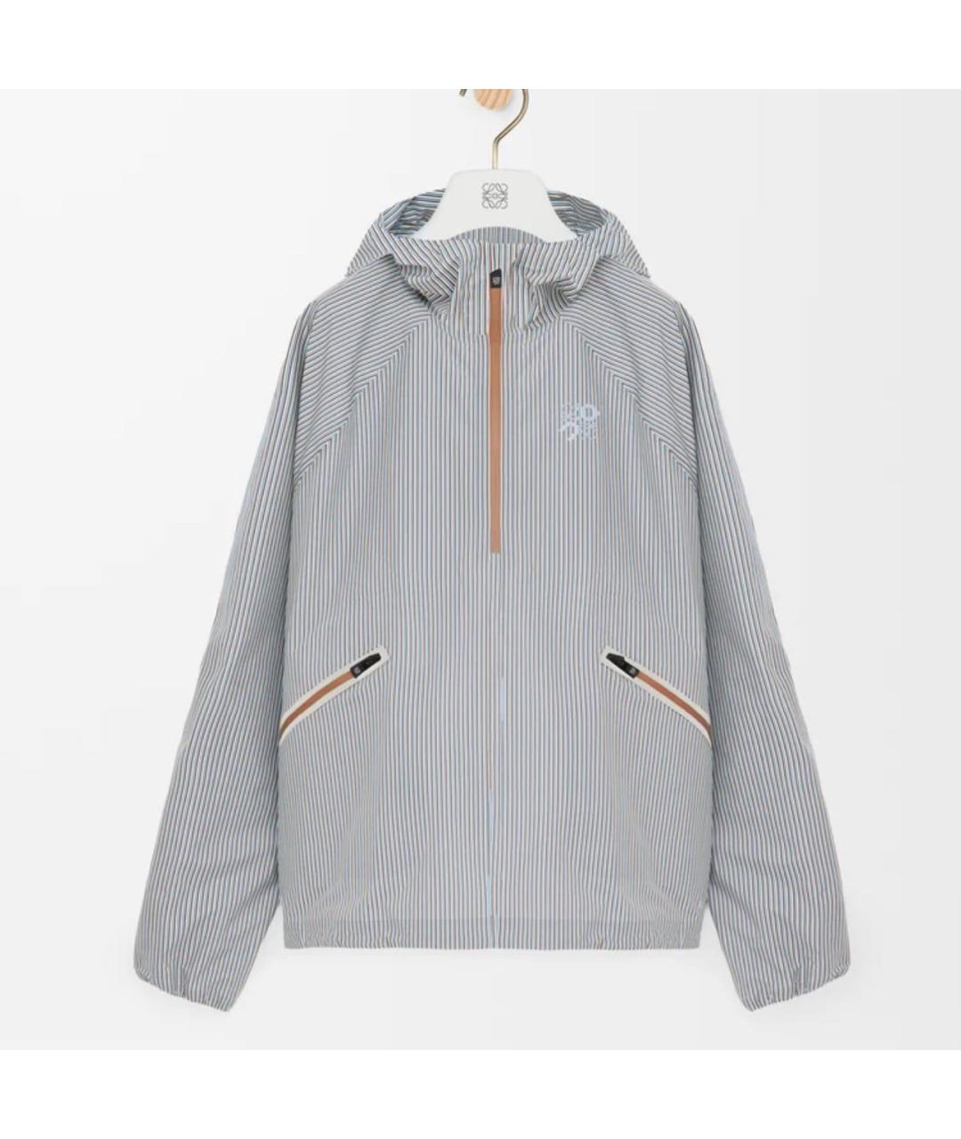 LOEWE Серая полиэстеровая спортивная куртка, фото 5
