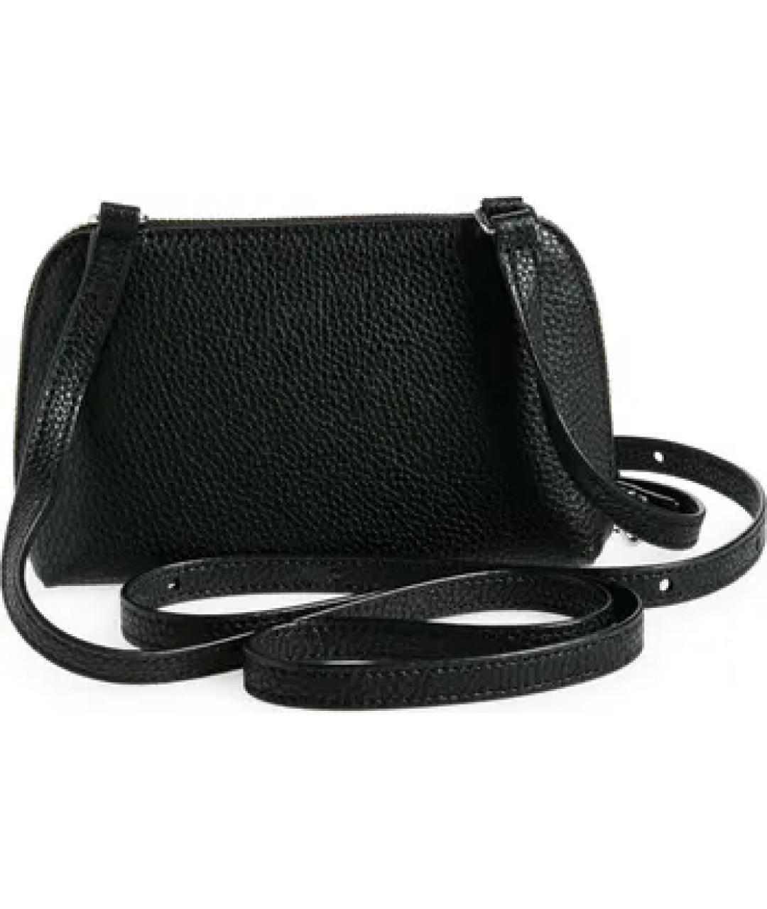 MARC BY MARC JACOBS Черная кожаная сумка через плечо, фото 4