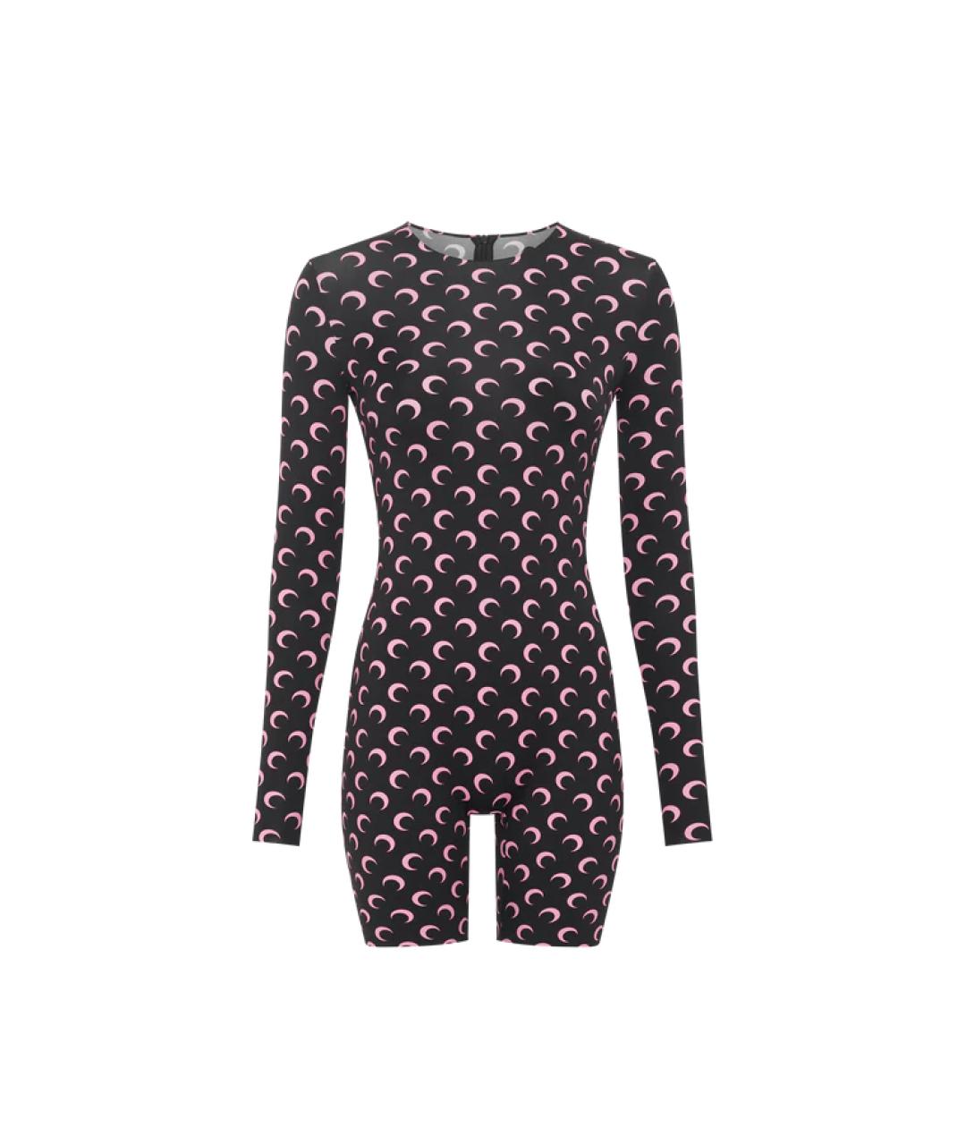 MARINE SERRE Черный полиамидовый комбинезон, фото 1