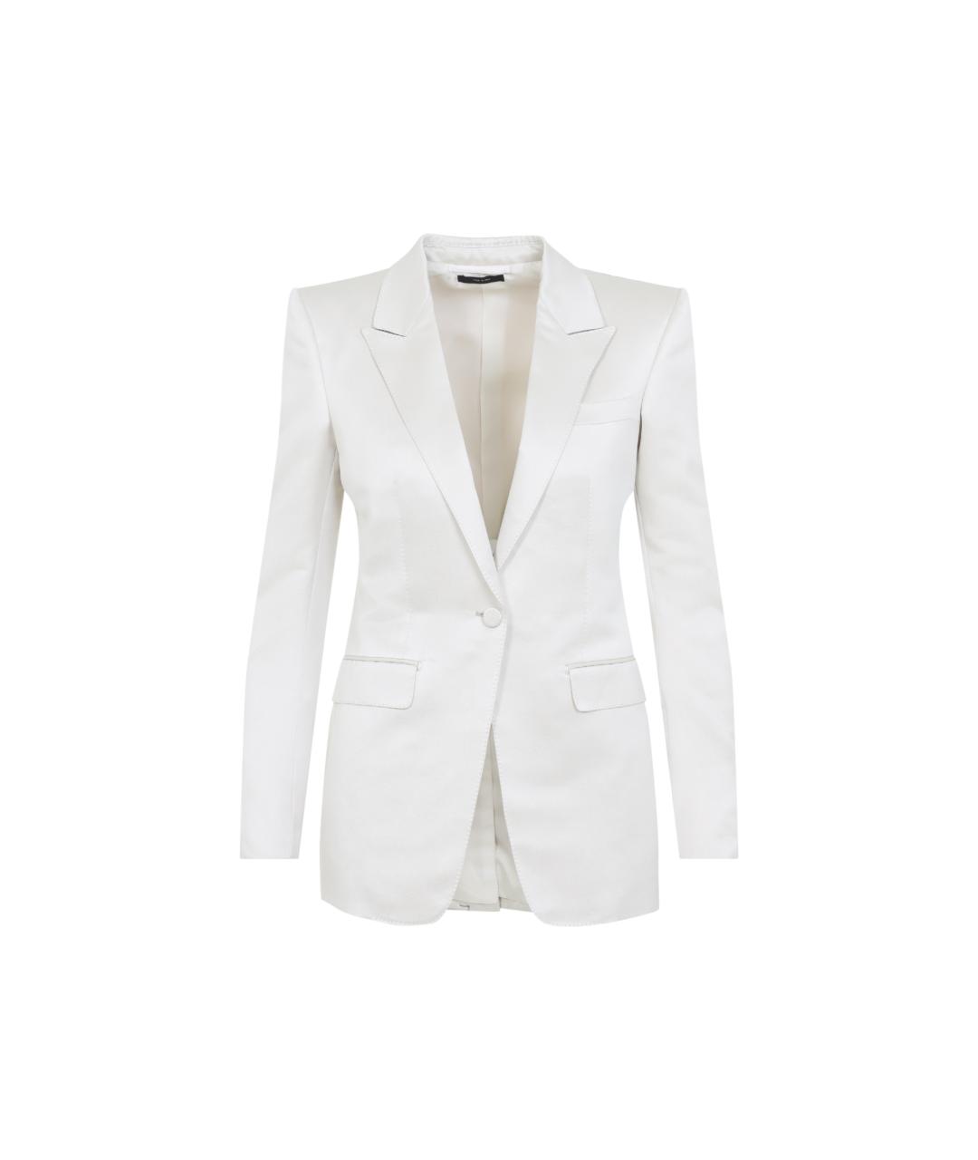 TOM FORD Бежевый хлопковый жакет/пиджак, фото 1