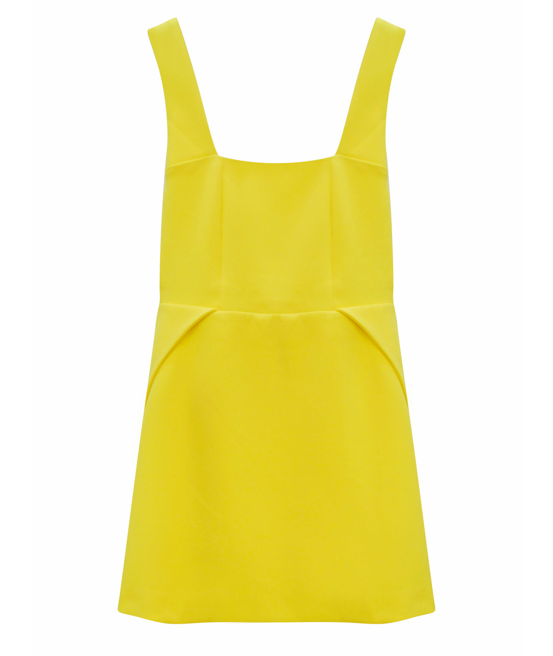 BA&SH Желтое полиэстеровое повседневное платье, фото 1