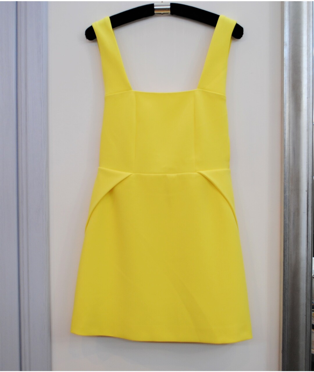 BA&SH Желтое полиэстеровое повседневное платье, фото 9