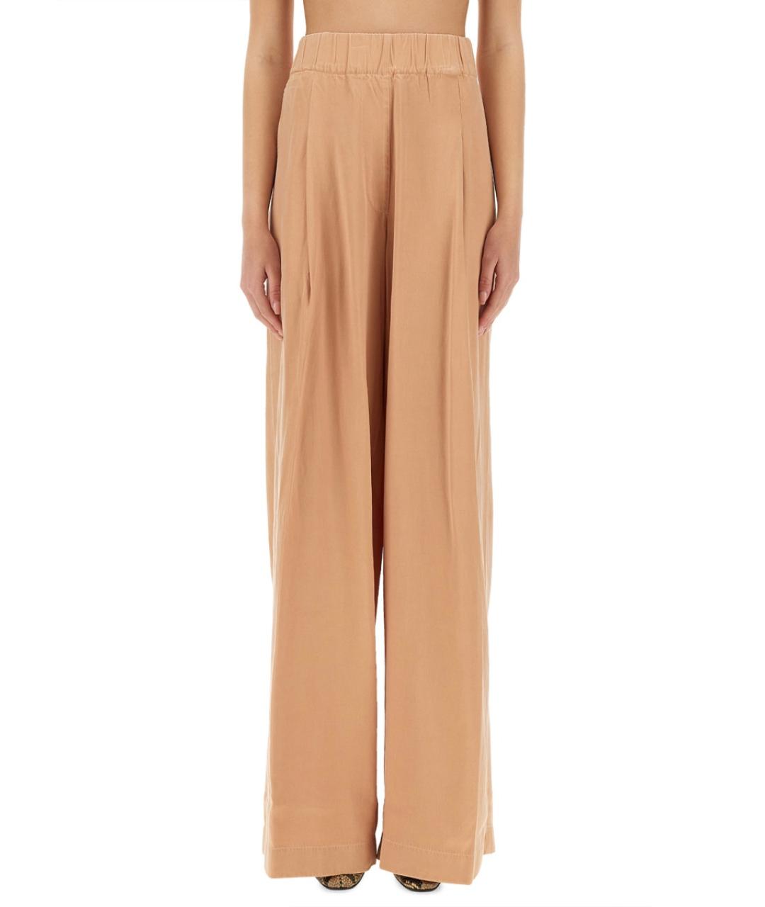 DRIES VAN NOTEN Розовые прямые брюки, фото 5