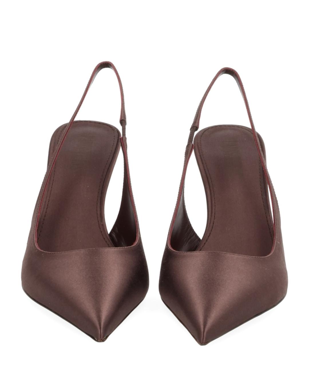 PARIS TEXAS Коричневые текстильные туфли, фото 3