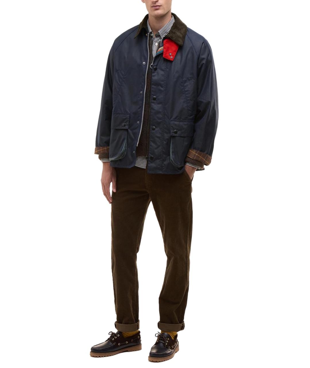 BARBOUR Синяя хлопковая куртка, фото 5