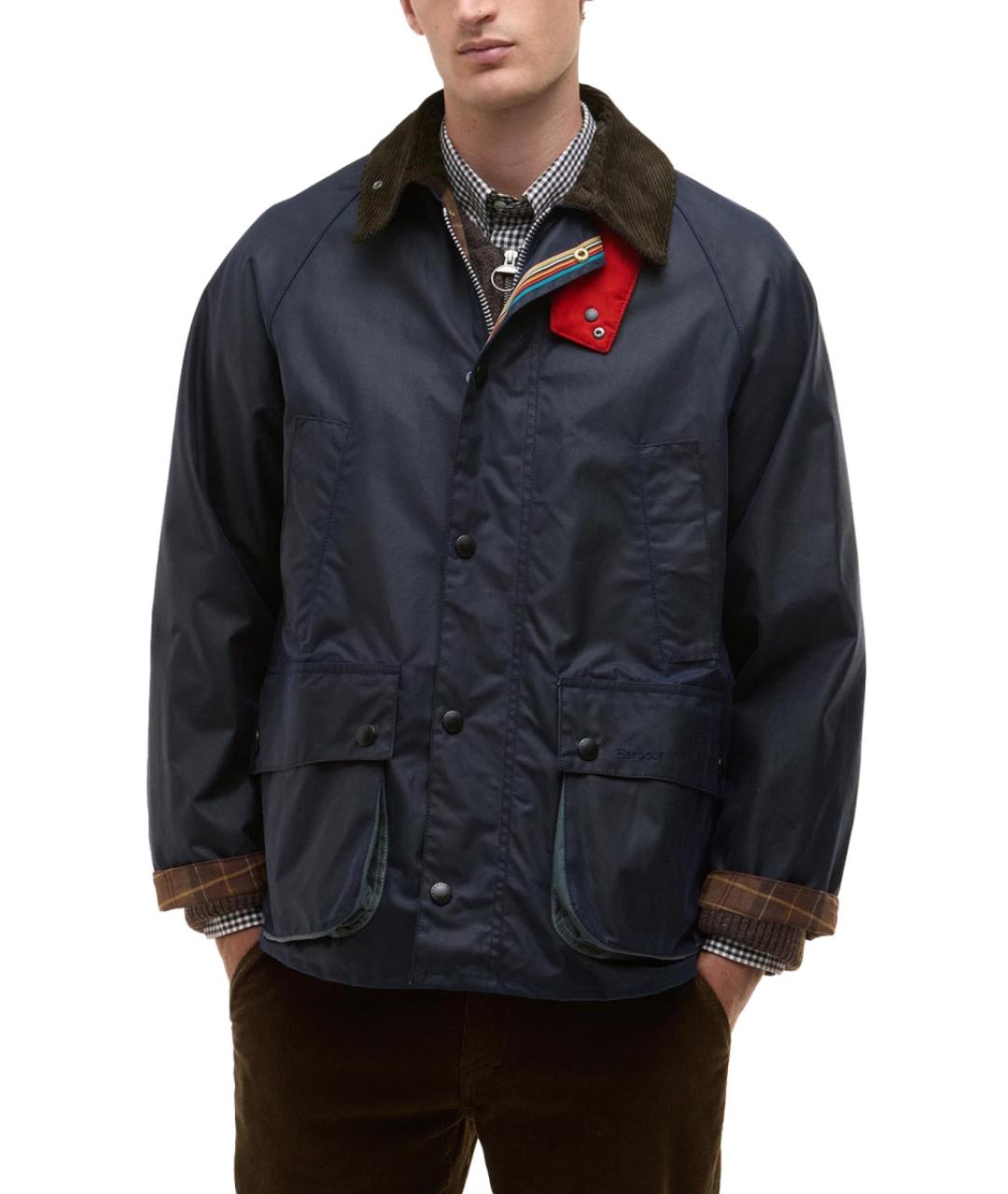 BARBOUR Синяя хлопковая куртка, фото 4