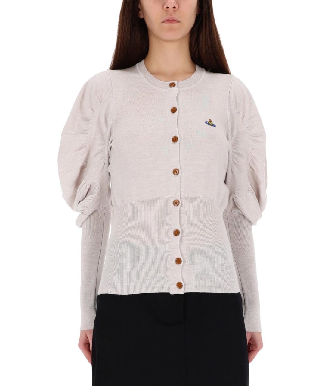 VIVIENNE WESTWOOD Серый шерстяной джемпер / свитер, фото 2